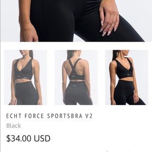 ECHT Apparel V2 sports bra
